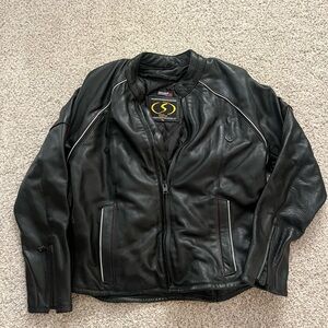 Men’s leather jacket size 44